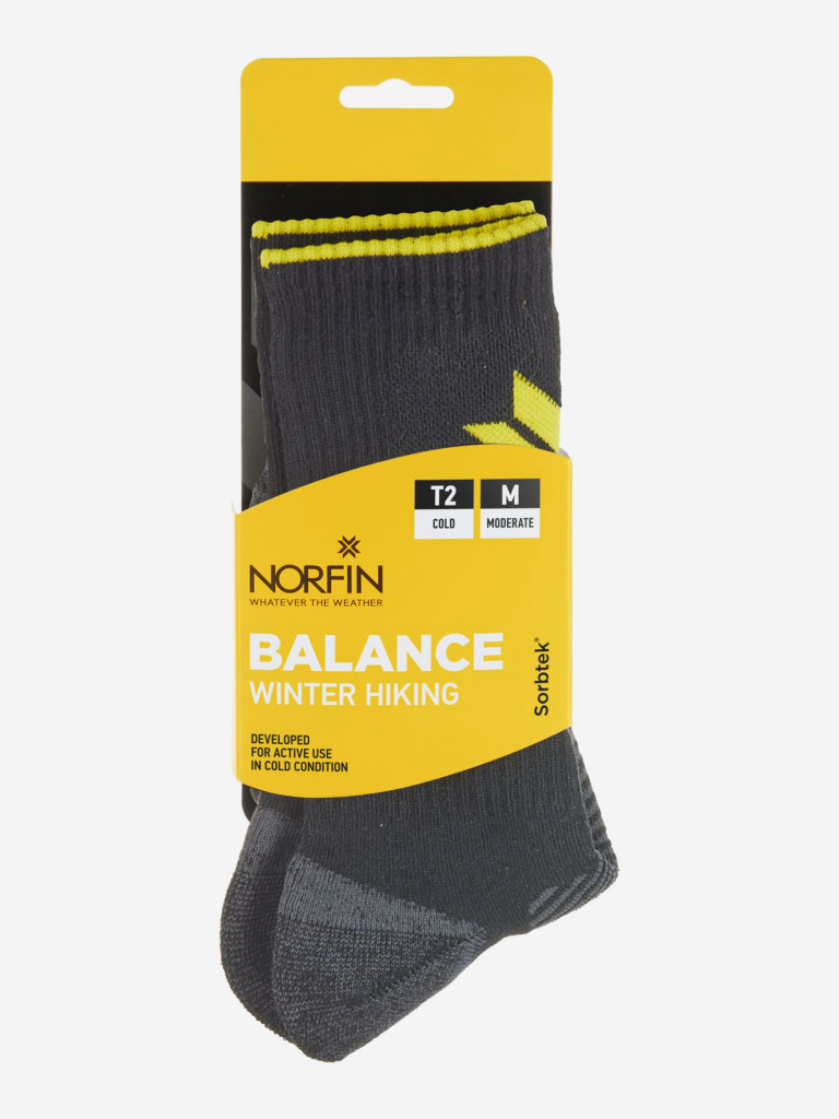 Термоноски Norfin T2M BALANCE WINTER HIKING CREW для рыбалки и охоты