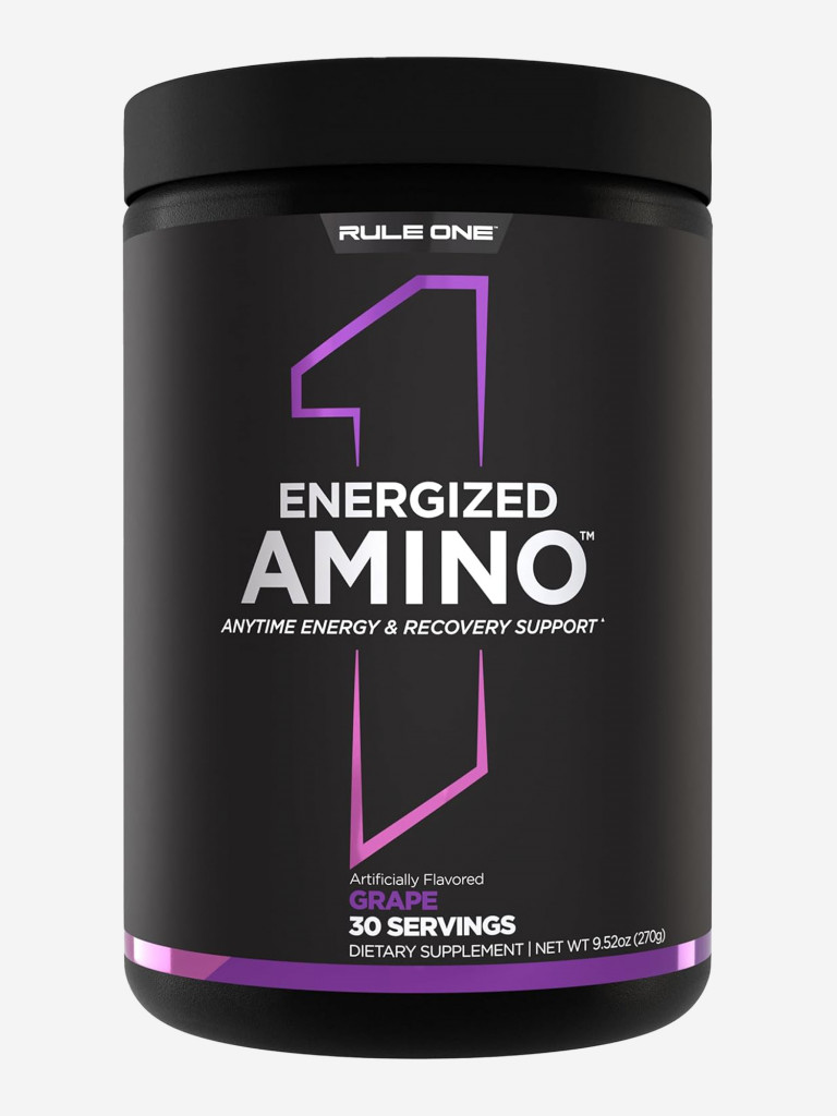 Аминокислоты Rule 1 Energized Amino, 270 г, Виноград