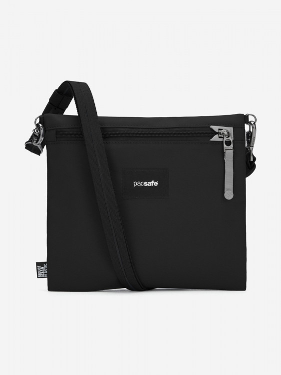 Сумка антивор Pacsafe GO crossbody pouch, Jet Black, 3,5 л.