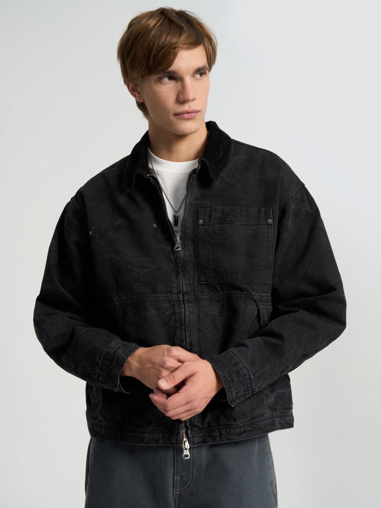 Легкая куртка мужская Vans Nico Cropped Chore Canvas Jacket