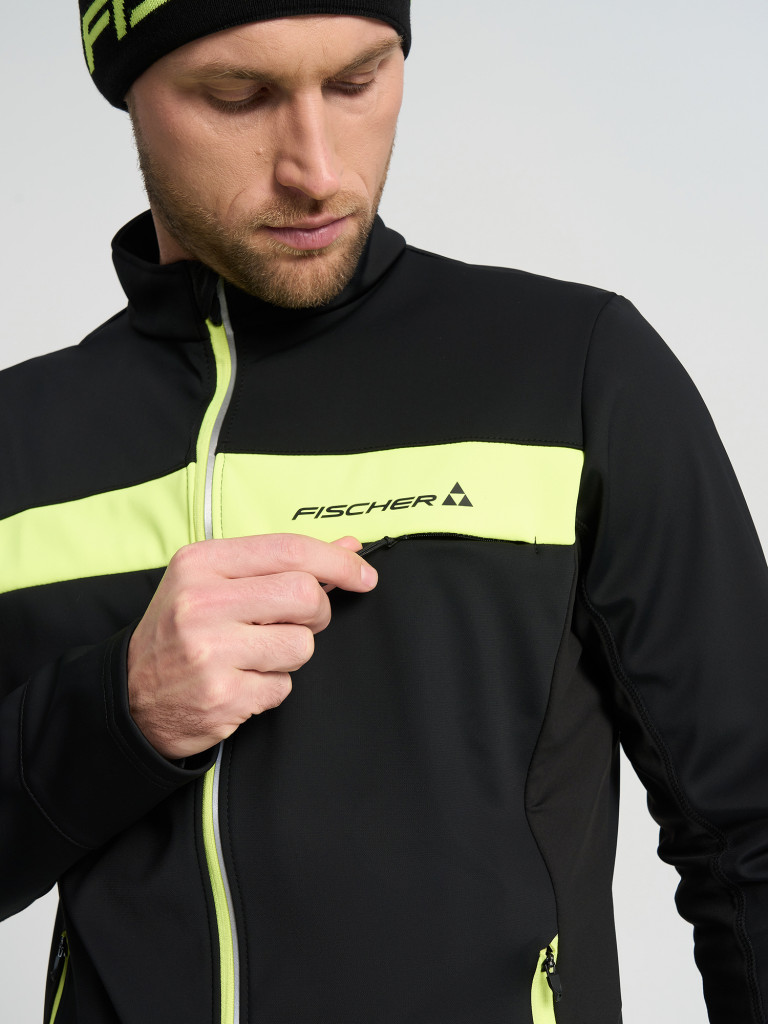 Куртка для беговых лыж мужская Fischer Softshell Warm