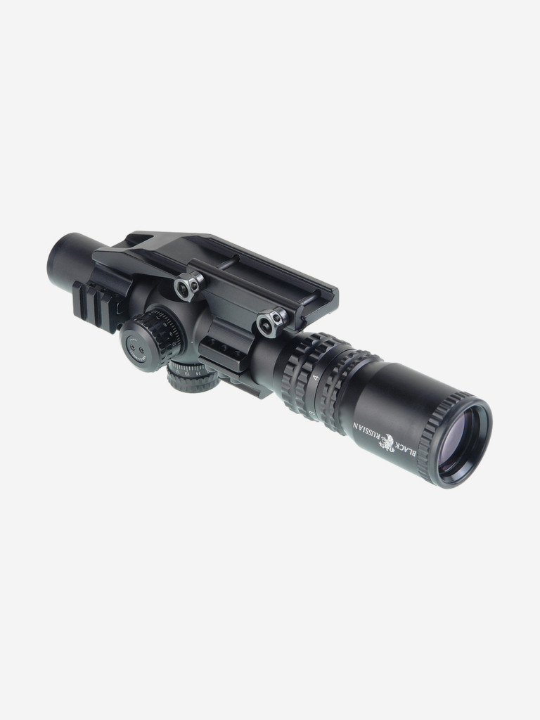 Прицел оптический Veber Black Russian 1-4х24 RG загонник