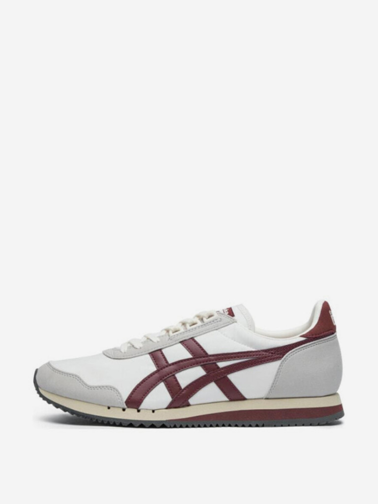 Onitsuka Tiger Dualio Marathon Running Shoes 'White Grey Burgundy'