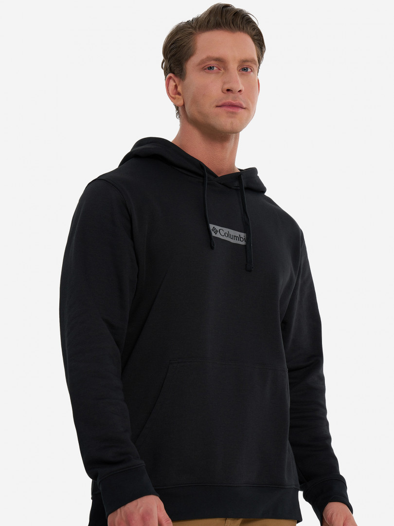 фото Джемпер флисовый мужской columbia beaumount hoodie, черный