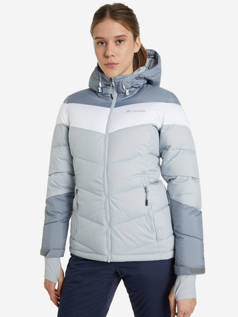 фото Куртка утепленная женская columbia abbott peak insulated jacket, серый