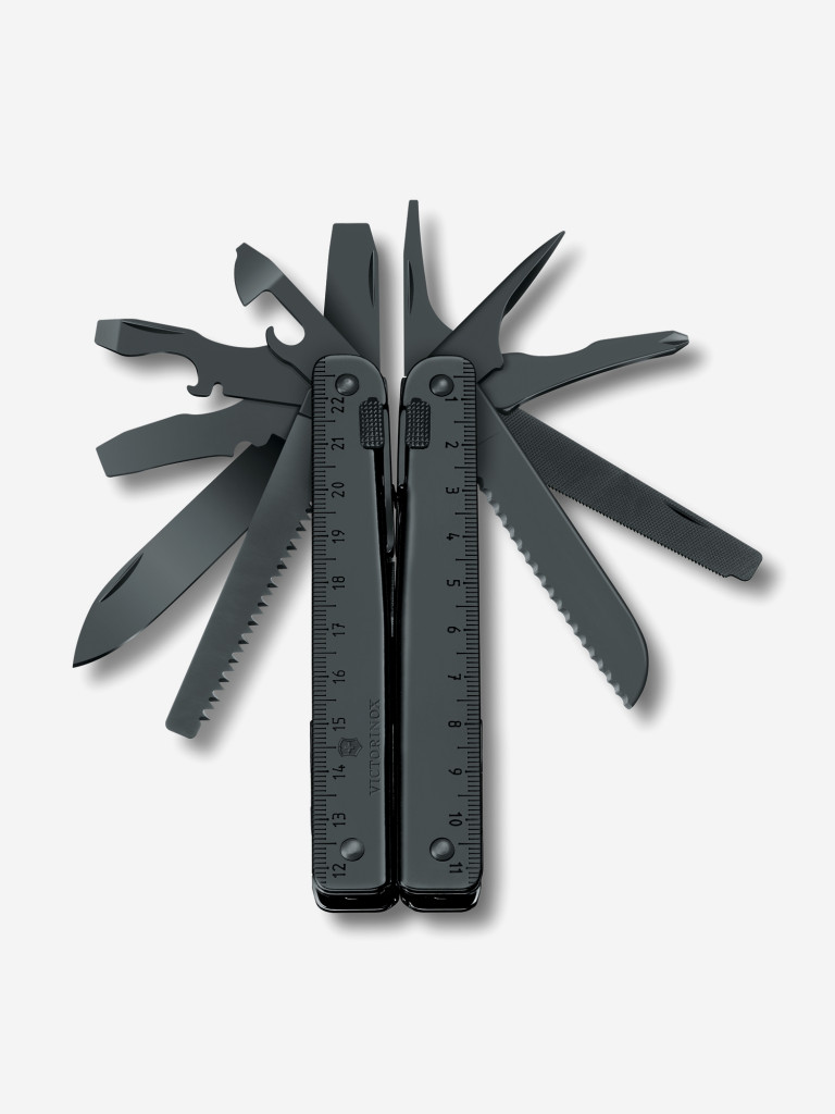 Мультитул VICTORINOX SwissTool BS, 115 мм, 286 г, 29 функций, чёрный, в нейлоновом чехле