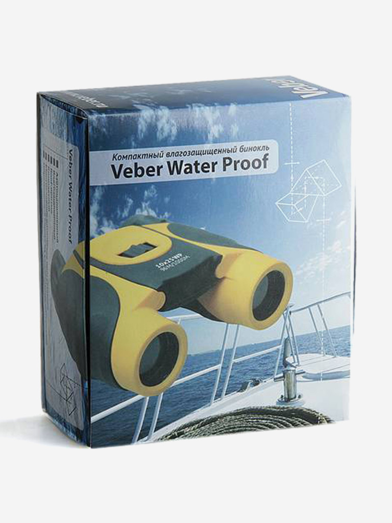Бинокль Veber 10*25 WP черный