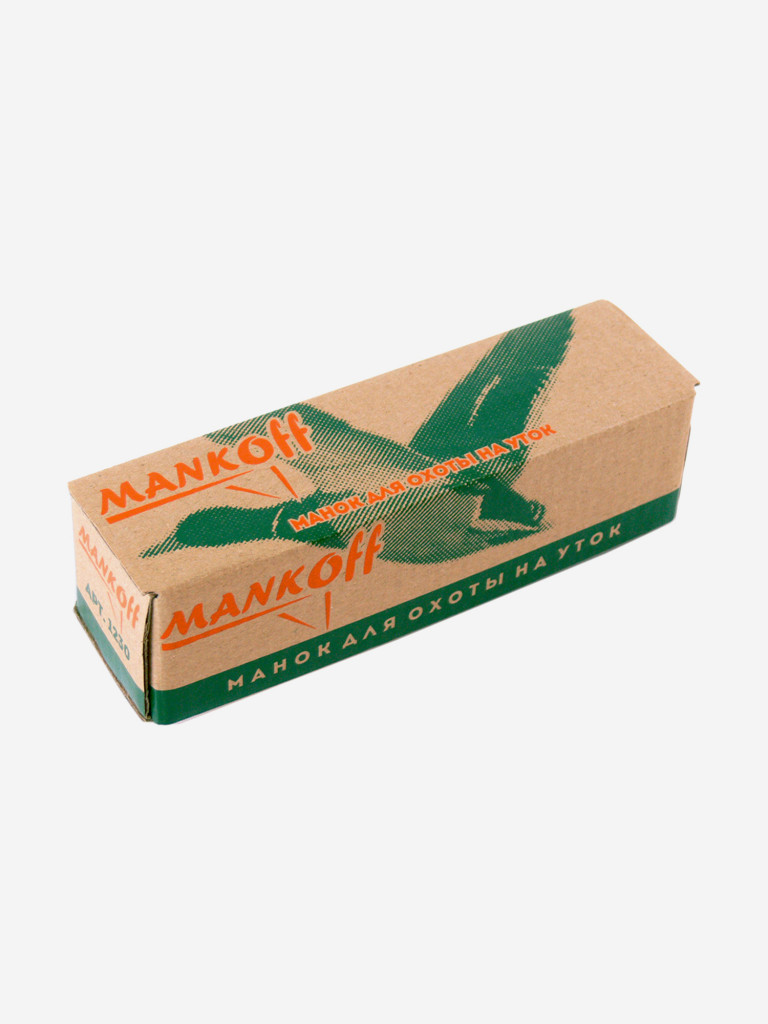 Манок пластиковый Mankoff В.А., на кряковую утку, 2-х язычковый