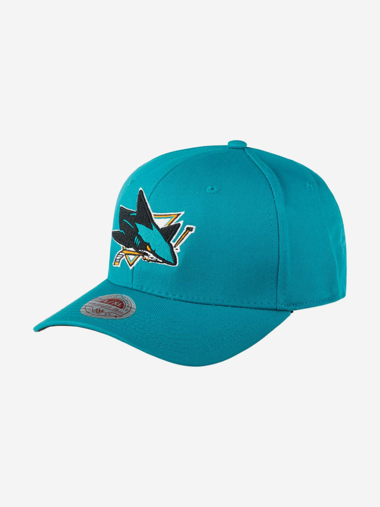 Бейсболка MITCHELL NESS MN-NHL-EU127-SANSHA-TEA San Jose Sharks NHL (голубой)