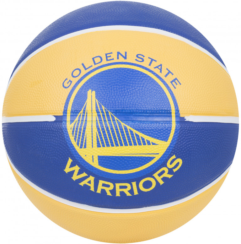 Мяч баскетбольный Spalding Golden State желтый цвет — купить за 799 руб ...