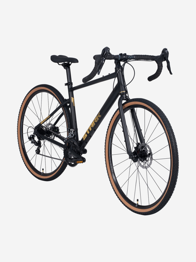 Велосипед Stark'25 Gravel 700.2 D черный матовый/песочный S/M/54