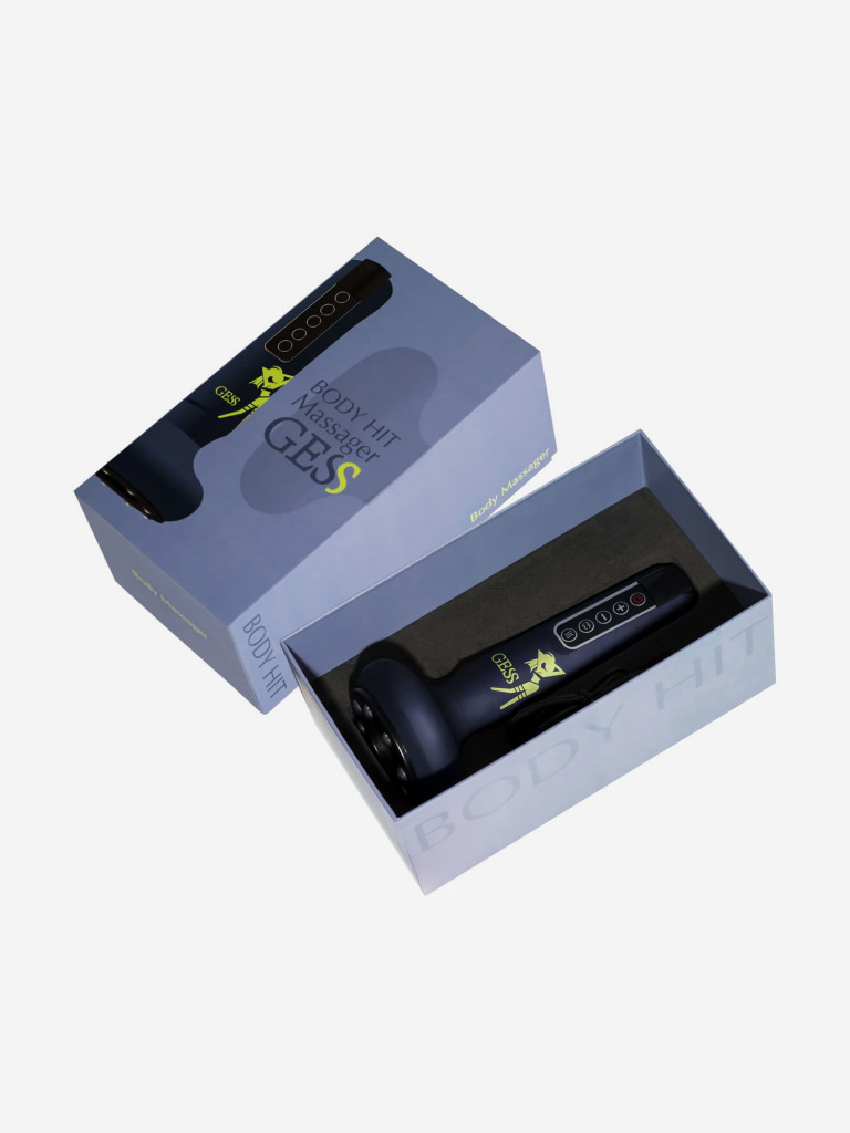 Вакуумный антицеллюлитный массажер для тела GESS Body HIT, 12 режимов, прогрев