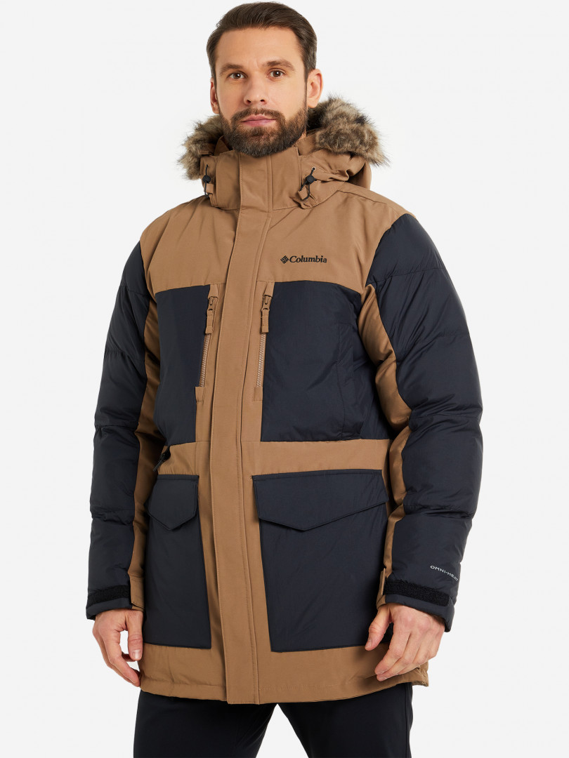 Куртка утепленная мужская Columbia Marquam Peak Fusion Parka 26619370299 Коричневый, размер 54, фото 1