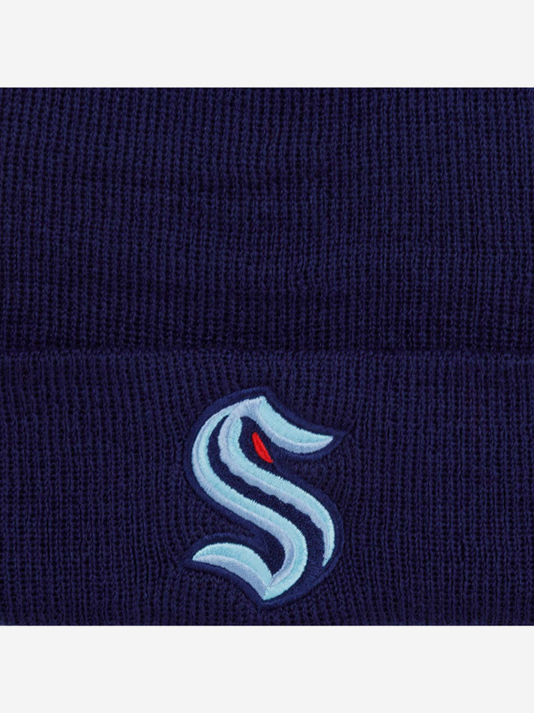 Шапка с отворотом AMERICAN NEEDLE 39712A-SEK Seattle Kraken Basic NHL