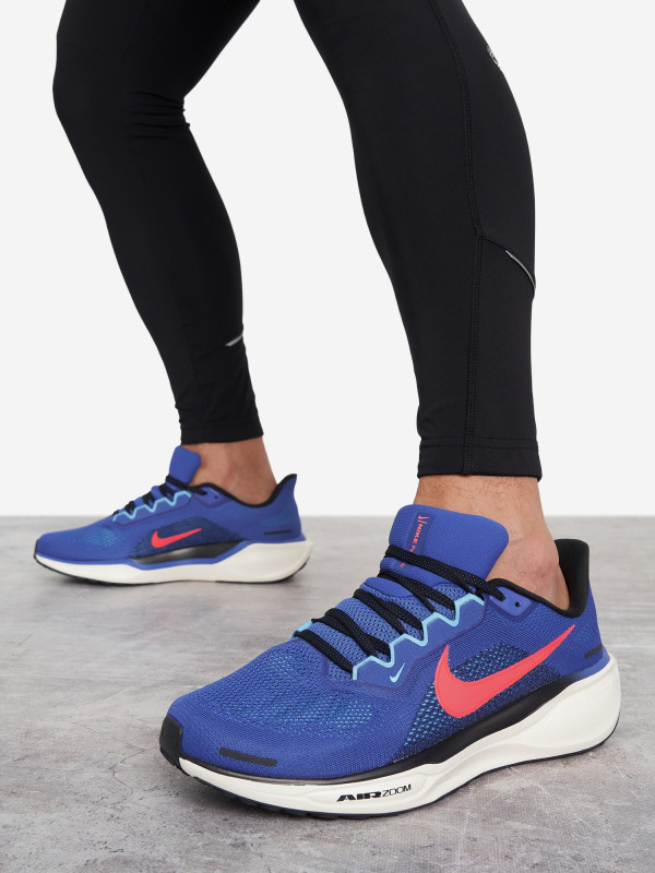 Кроссовки мужские Nike Pegasus 41 арт. FD2722 черный/красный/белый цвет — купить за 15179 руб. со скидкой 40 %, отзывы в интернет-магазине Спортмастер