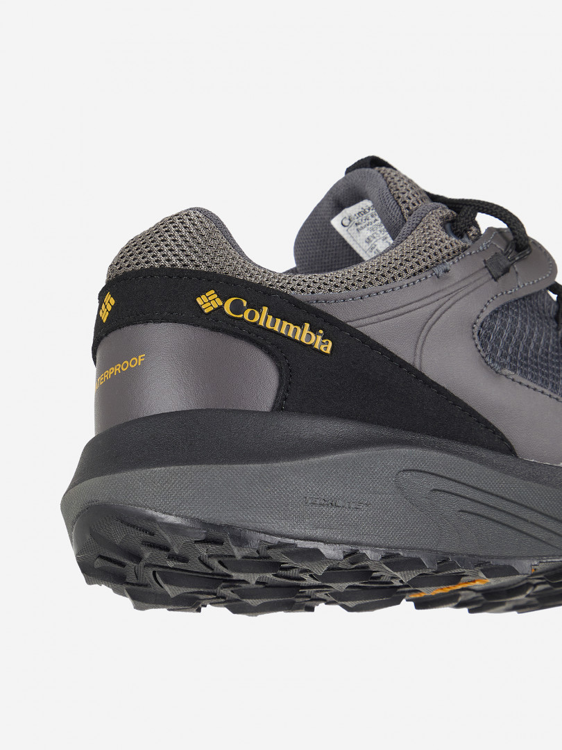 фото Полуботинки мужские columbia trailstorm waterproof, серый