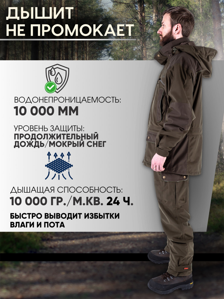 Костюм мужской охотничий FINNHUNT Сlassic Olive Green