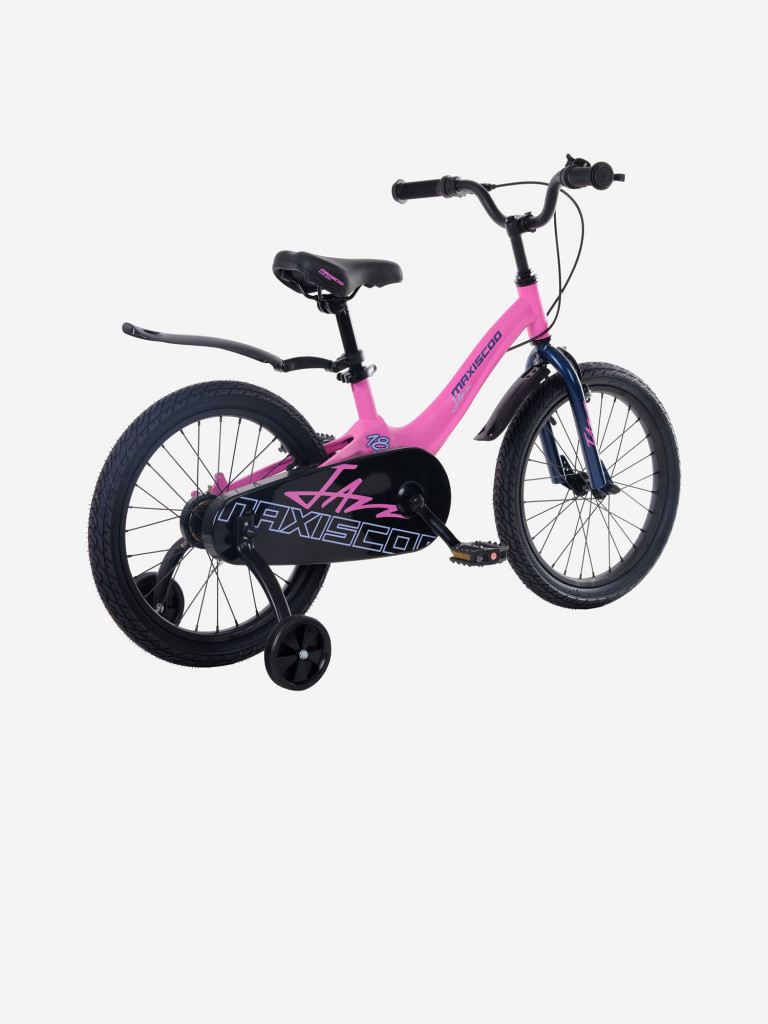 Велосипед Детский Maxiscoo JAZZ Стандарт 18'' Розовый Матовый (2024)