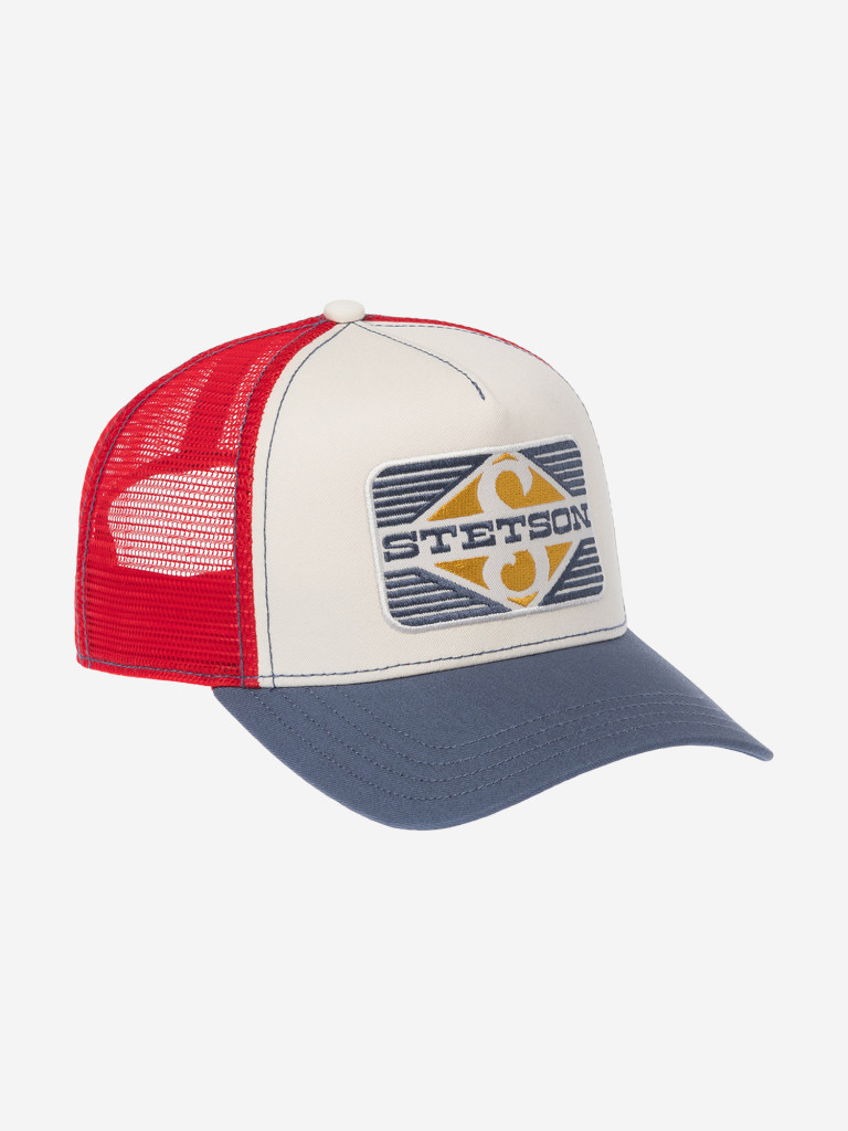 Бейсболка с сеточкой STETSON 7741156 TRUCKER CAP RHOMBUS