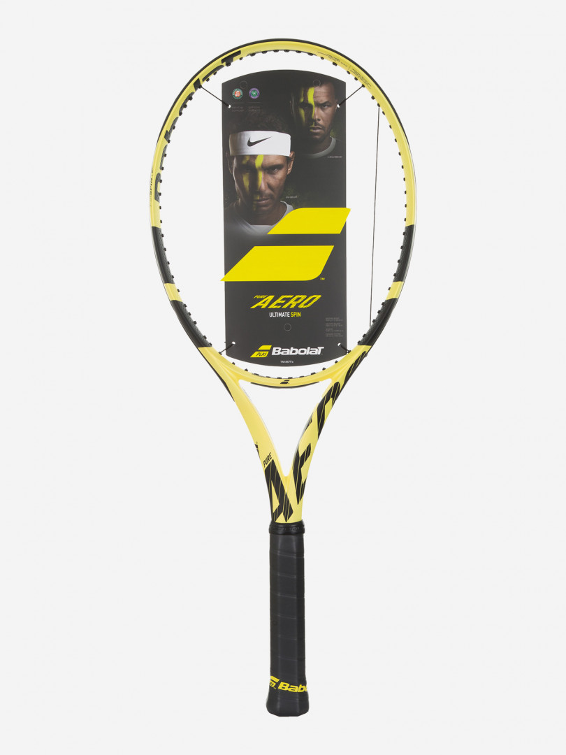 фото Ракетка для большого тенниса babolat pure aero, желтый