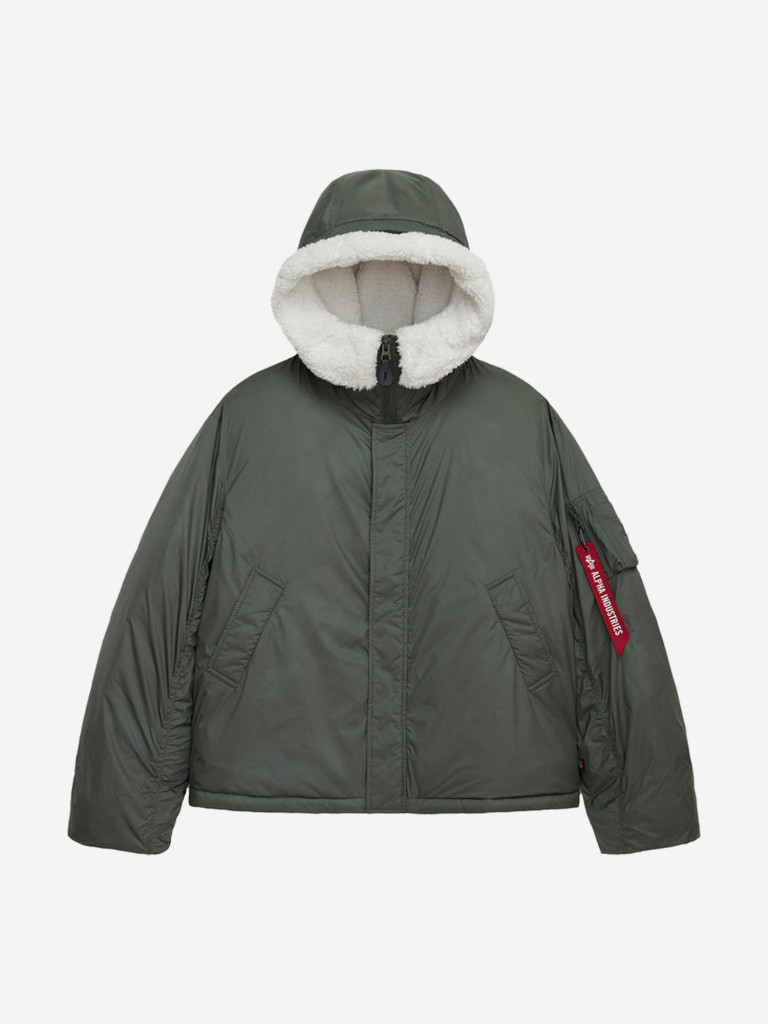 Парка зимняя пуховая женская Short Hybrid Parka Alpha Industries