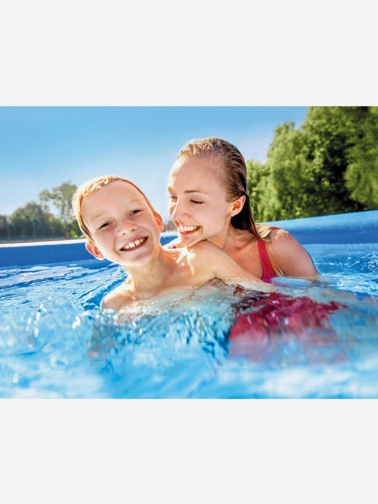 Бассейн надувной Intex Easy Set, 244х61 см, фильтр-насос 1250 л/ч, голубой