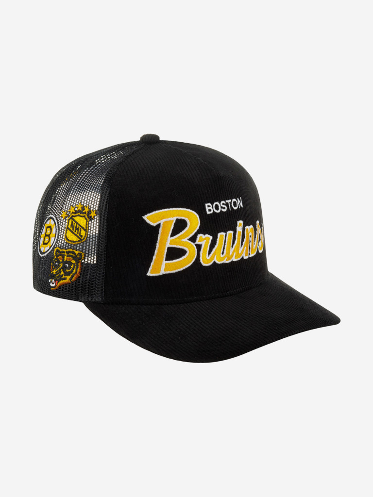 Бейсболка с сеточкой MITCHELL NESS HHSS6006-BBNYYPPPBLCK Boston Bruins NHL