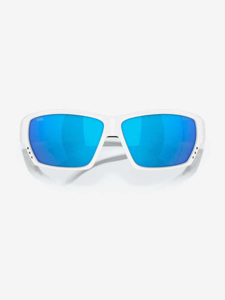 Очки поляризационные Costa Del Mar Tuna Alley 580G, XL, regular fit, white/blue mirror