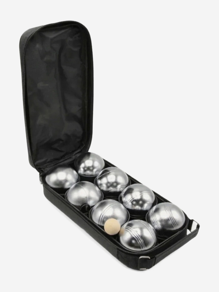 Петанк PLAMPY, 8 стальных шаров,командная игра для компании