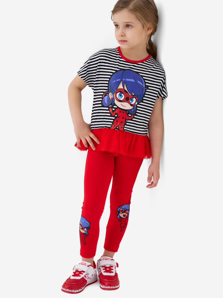 Комплект для девочек: футболка, легинсы PlayToday