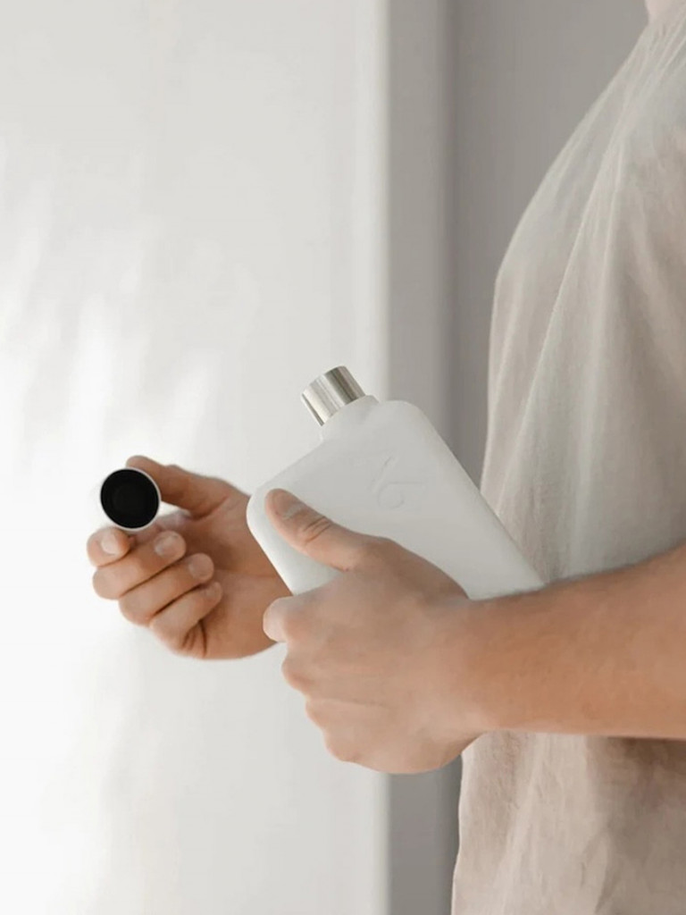 Бутылка из нержавеющей стали Memobottle A6, белый