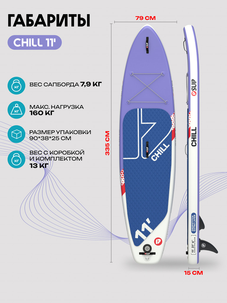 Сапборд PRIME - CHILL 11'
