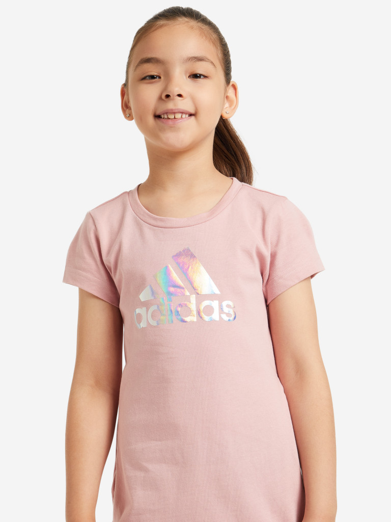 Футболка для девочек Adidas Dance Metallic Print