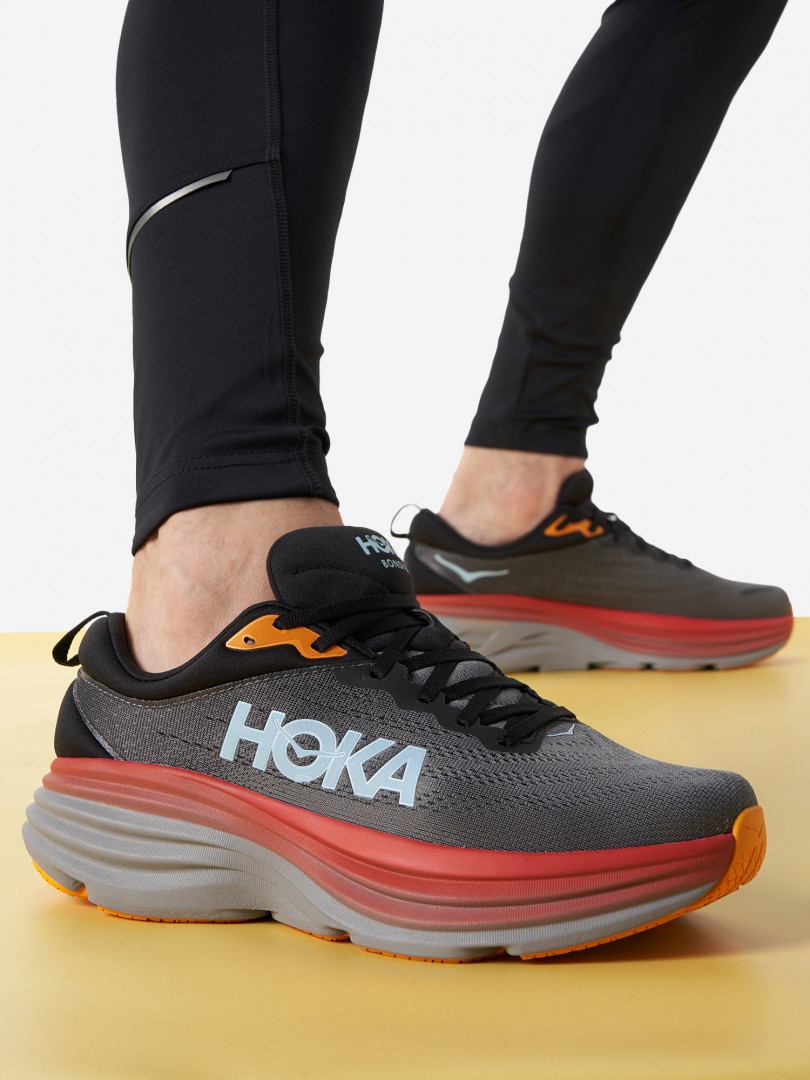 Кроссовки мужские Hoka One One Bondi 8 Черный 13999₽
