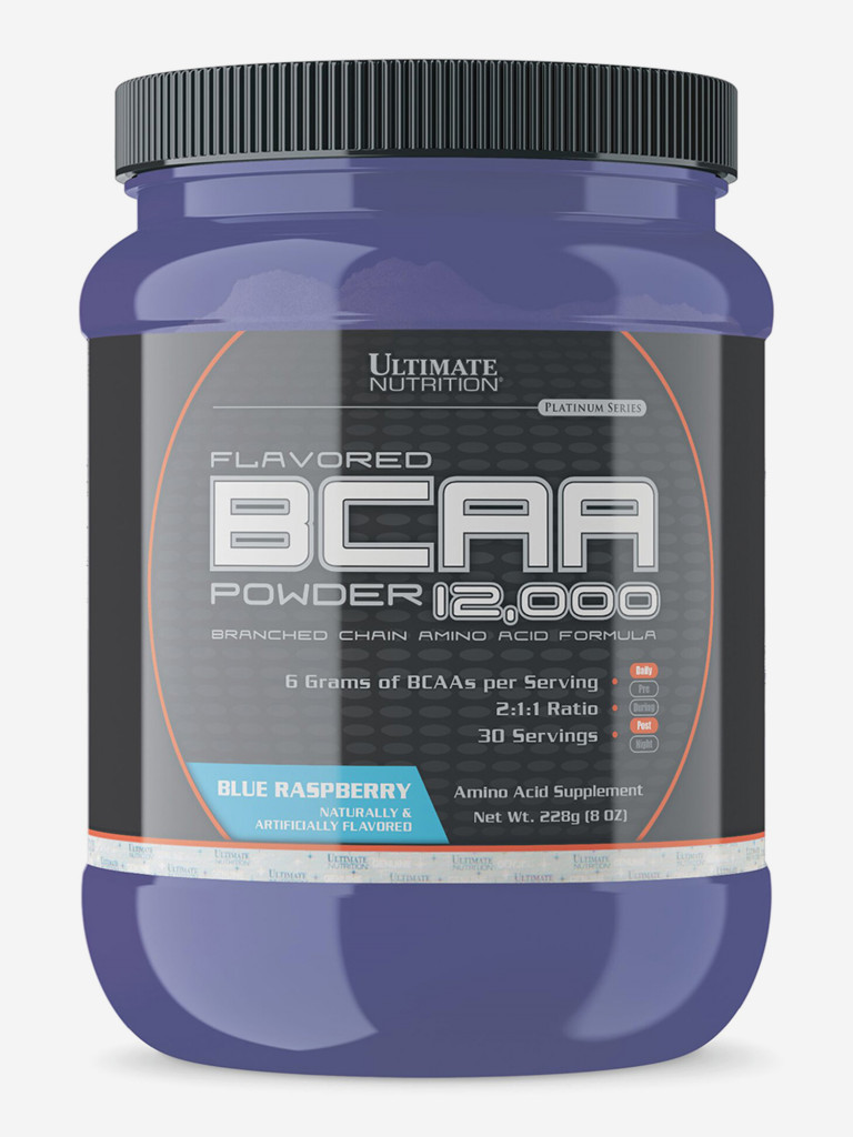 Аминокислоты Ultimate Nutrition BCAA 12000, 228 г, Ежевика