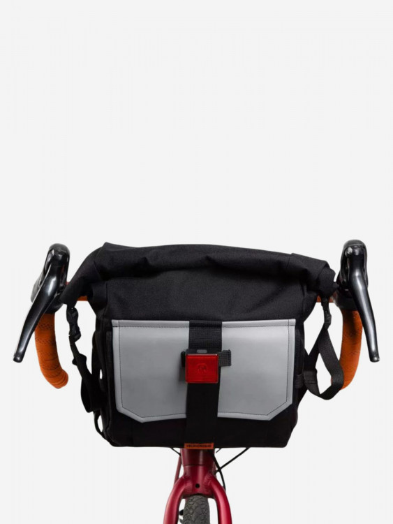 Сумка Роллтоп на руль/седло черный