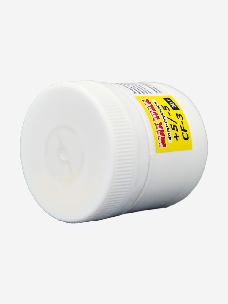 Фтор-порошок ускоритель для лыж MAX WAX Race Powder CF-3 +5/-5, 30г