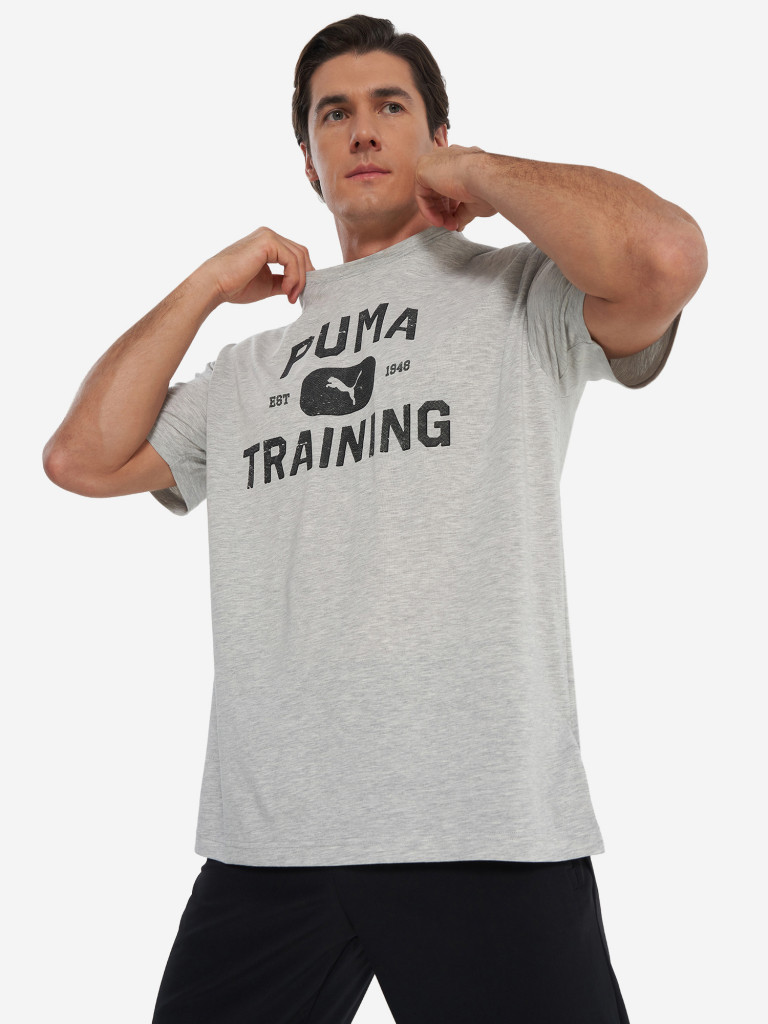 Футболка мужская PUMA Graphics Train Logo Relaxed