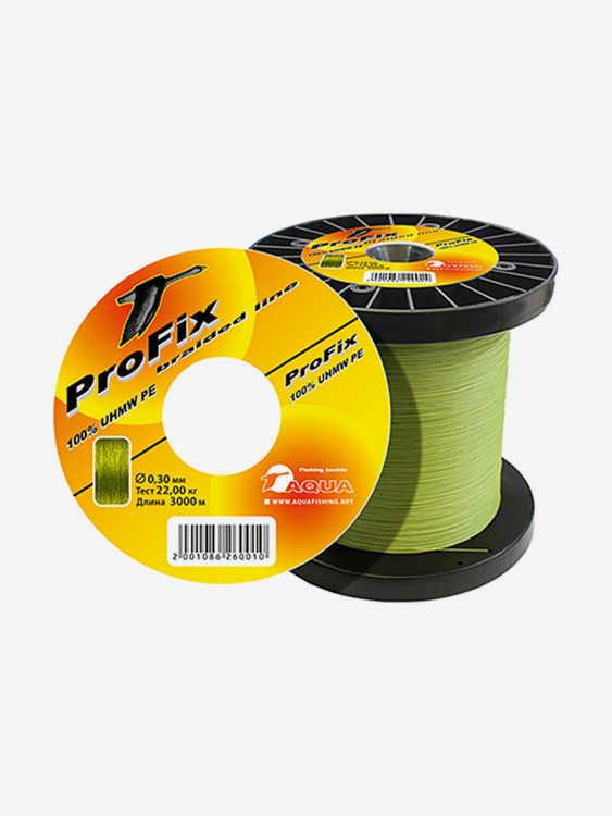 Плетеный шнур для рыбалки Aqua ProFix Olive 0,30mm 3000m