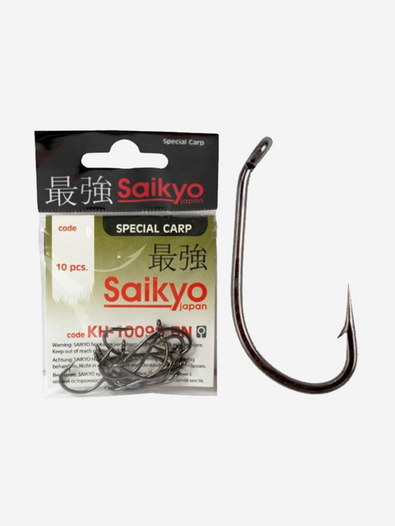 Крючки для рыбалки одинарные Saikyo KH-10099 Special Carp BN ( 1 упк. по 10шт.)