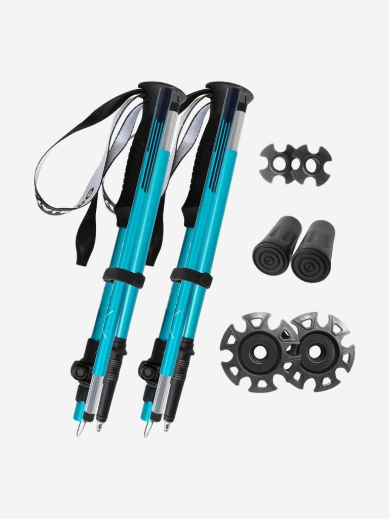 Палки для трекинга Talberg ULTRA-Z POLE, цвет: синий, 36-135 см, 2 шт