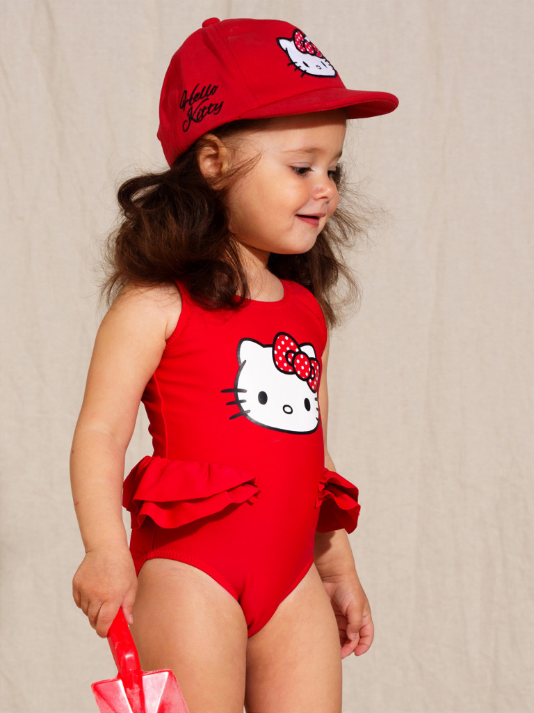 Купальник слитный для девочек PlayToday