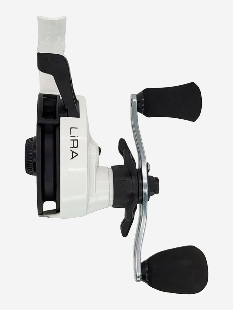 Катушка зимняя Nautilus LIRA # White, катушка для удочки с передним фрикционом