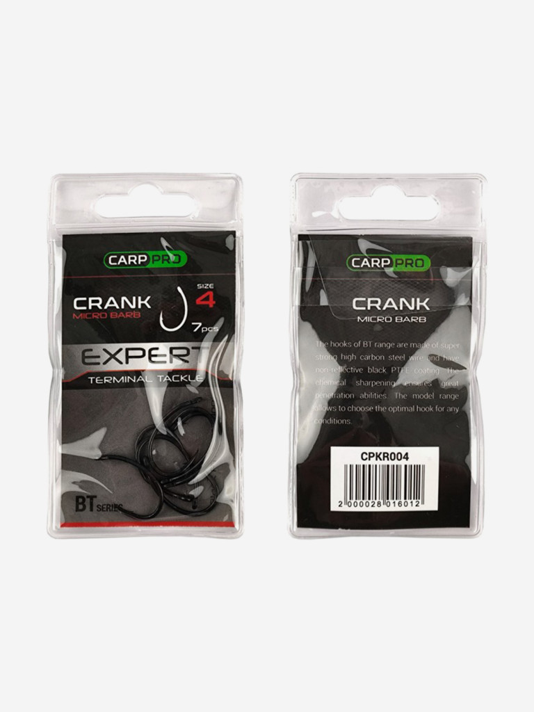 Крючок CARP PRO Teflon Krank №4 7шт