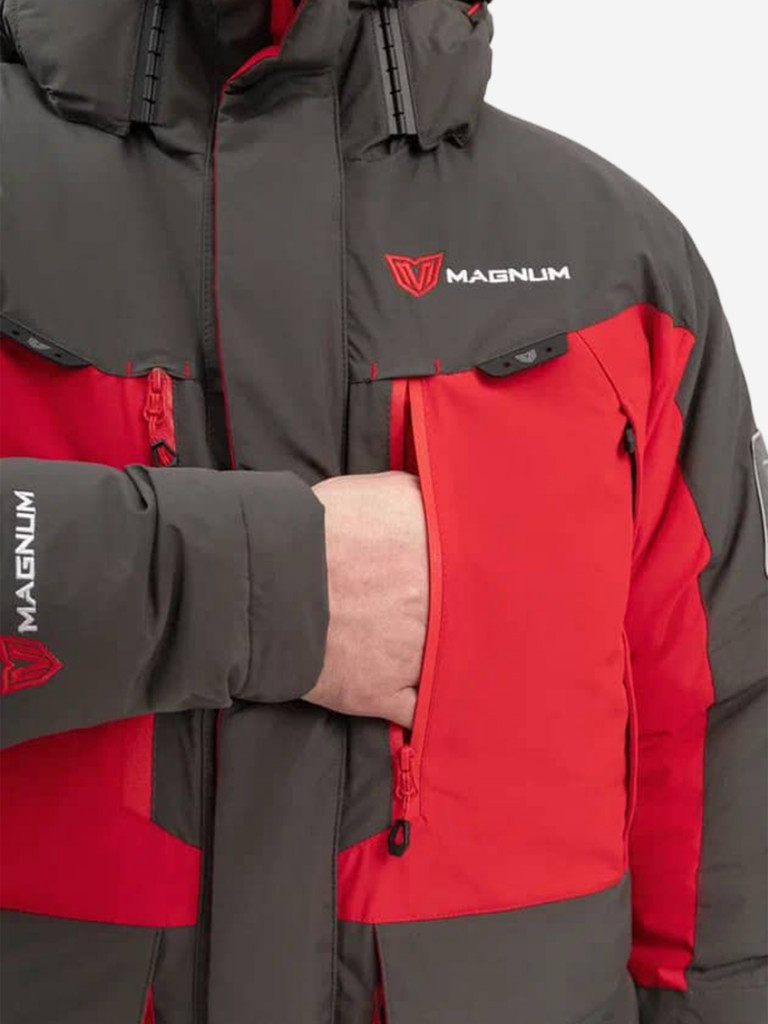 Костюм для рыбалки мужской MAGNUM GEAR TITAN 2 -45° С красный/графит