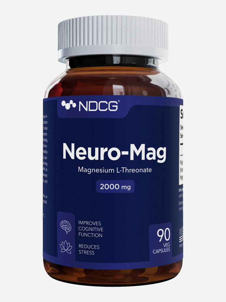 Магний L-треонат Neuro-Mag Magnesium L-Threonate NDCG, 90 капсул