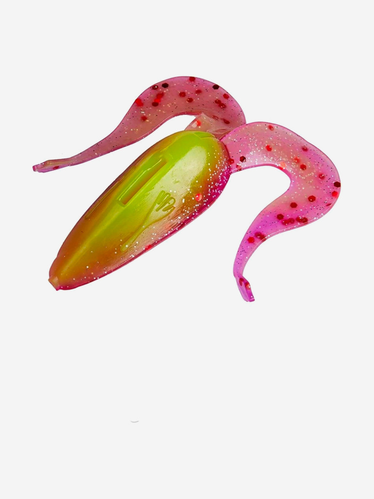 Мягкая приманка лягушка Helios Frog, 2,56" / 6,5 см, Fio & Acid lemon, 7 штук (HS-21-027)