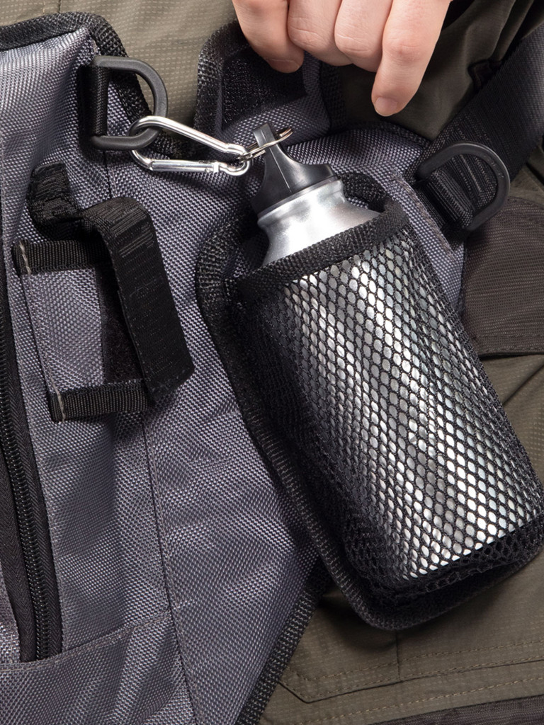 Сумка рыболовная Следопыт Fishing Shoulder Bag, 40х43х10 см, цвет серый.