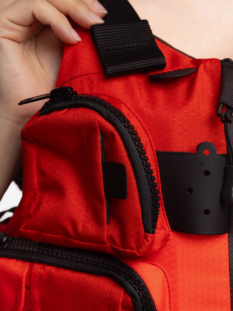 Спасательный жилет для рыбалки на каяке hikeXp Hook Red