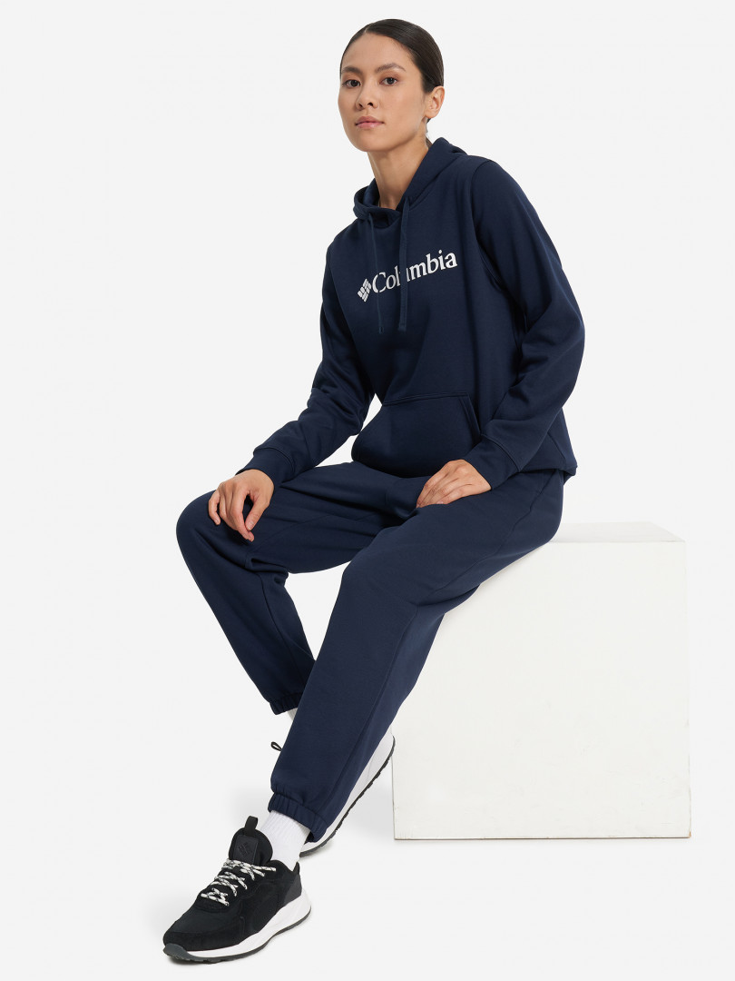 фото Брюки женские columbia beaumount sweatpant, синий